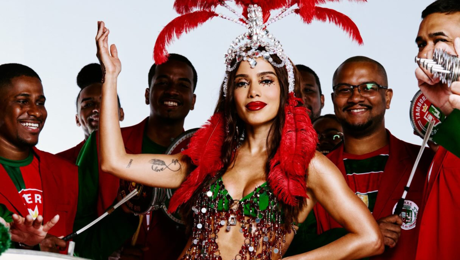 Anitta é anunciada como a nova rainha de bateria da Acadêmicos do Grande Rio para o Carnaval 2027